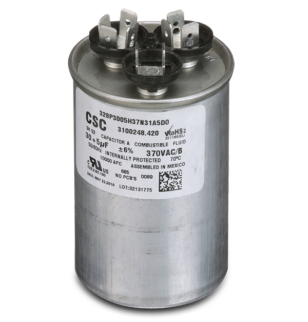 Dometic Duo-Therm Air Conditioner Motor Run Capacitor 30/5 MFD • 3313107.027