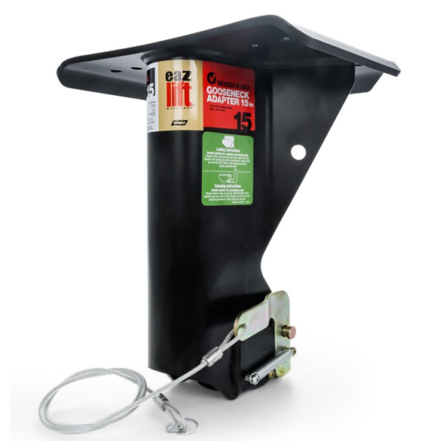 Camco Eaz-Lift Gooseneck Adapter, 15" • 48501 - Image 2