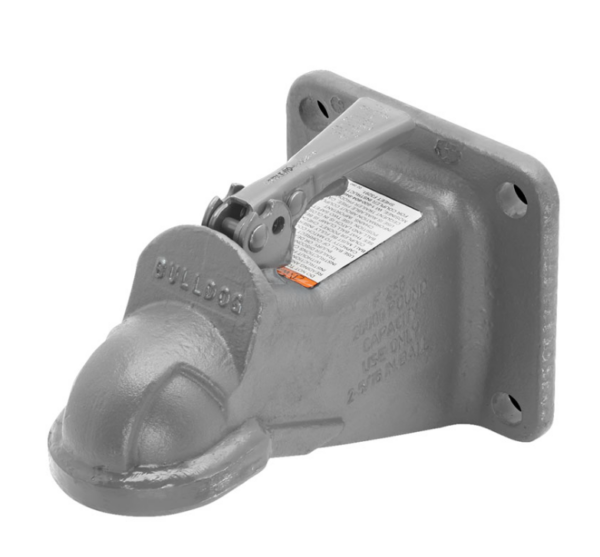 Bulldog Cast Head Coupler w/ Wedge Latch - 2-5/16" Ball - Flat Plate Mount - 20,000 lbs • 4420000317