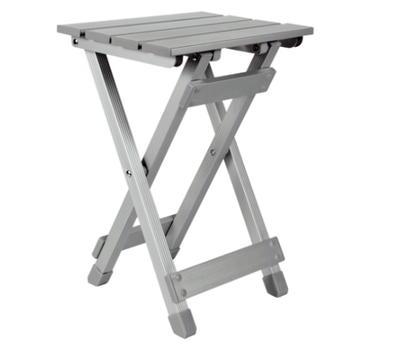 Camco Aluminum Fold-Away Small Side Table - Silver • 51890