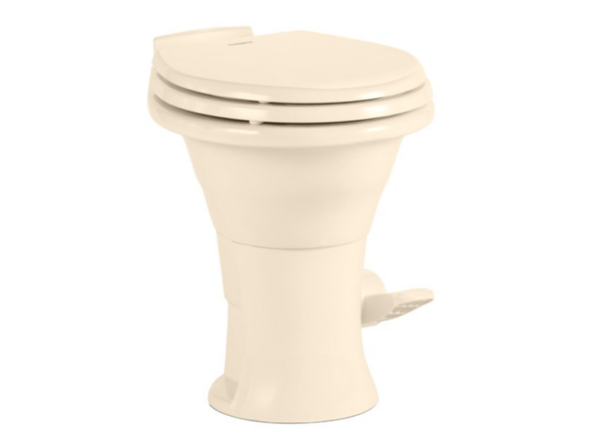 Dometic 310 Series Round Ceramic Standard Height RV Toilet - Bone • 302310083