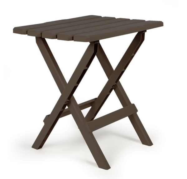 Camco Large Adirondack Table - Plastic, Mocha • 51886