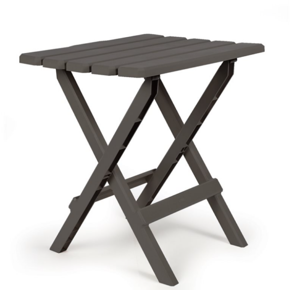 Camco Large Adirondack Table - Plastic, Charcoal • 51885