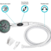 Dura Faucet Self-Pressurizing Handheld Shower Kit - Matte Black • DF-SA432K-MB - Image 3