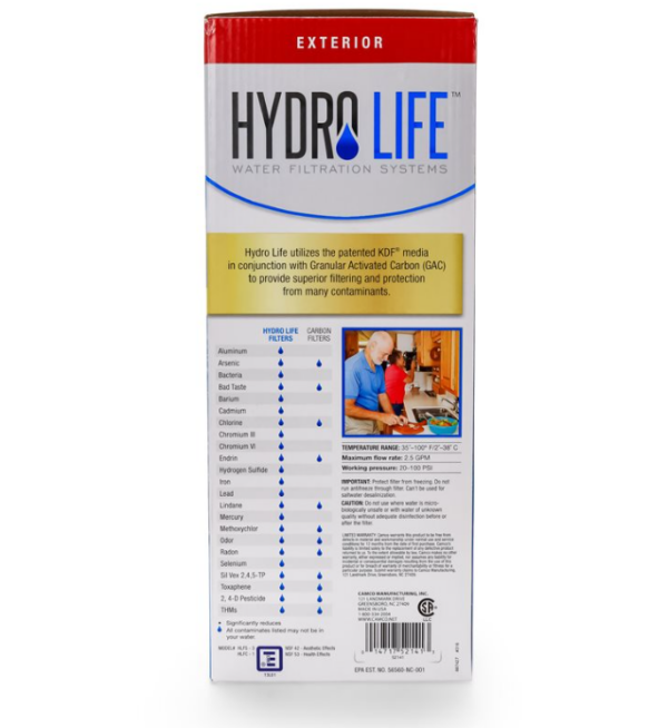 Camco Hydro Life KDF/GAC 2.5 GPM Water Filter System • 52141 - Image 5
