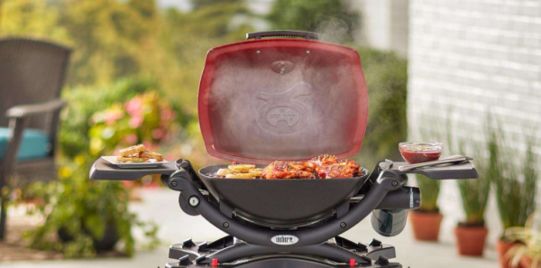 Weber Q1200 Portable Gas Grill, Red • 51040001 - Image 3