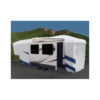 ADCO Designer Series Travel Trailer Cover (Gray with White Roof, Up to 31'6") • 36845