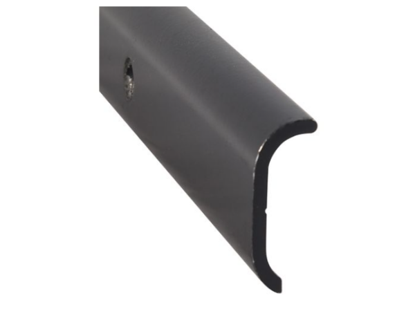AP Products 8' Black Aluminum Short Leg Trim • 021-86002-8
