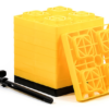 Camco FasTen Leveling Blocks, 8.5" x 8.5", Brown, Set of 10 • 44521 - Image 3