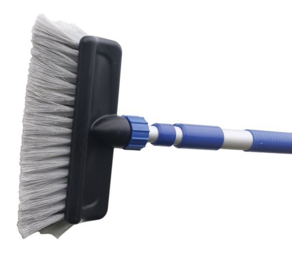 Camco Flow Through Wash Brush with Push Button Handle • 41960 - Image 3