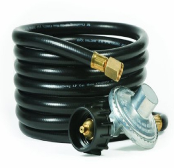 Camco Olympian Heater Low Pressure Propane Regulator - 12' Hose • 57721