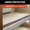 Lippert Teddy Bear Bunk Mat Cover - 32" x 74" x 4" (Tan) • 679300