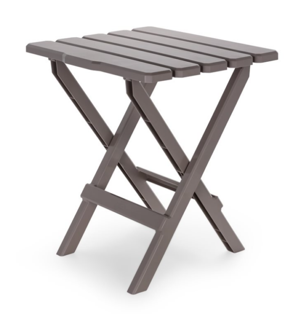 Camco Large Adirondack Table - Plastic, Taupe • 51887