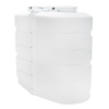 Camco Double RV Propane Tank Cover, 30 lb, White • 50513