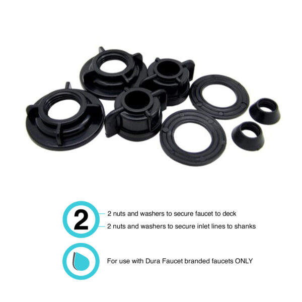 Dura Faucet Df-Rk100 Faucet Mounting Hardware - Image 3