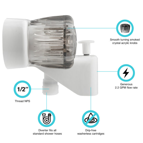 Dura Faucet Df-Sa110s-Wt Faucet - Image 5