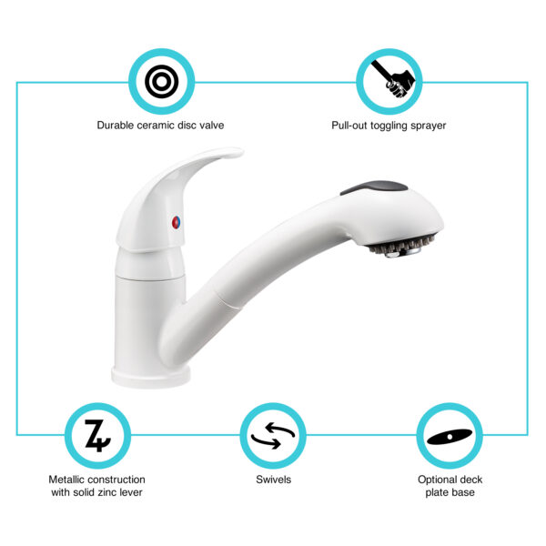 Dura Faucet Df-Nmk852-Wt Faucet - Image 10