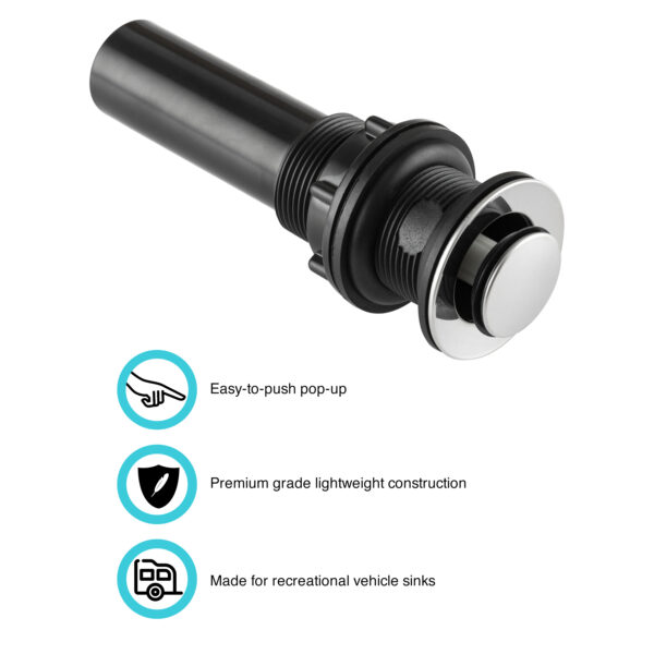 Dura Faucet Df-Pu202-Cp Sink Drain Assembly - Image 3