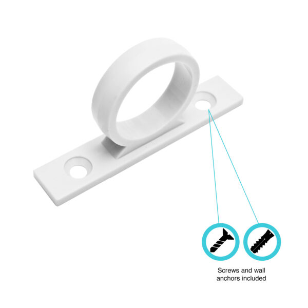 Dura Faucet Df-Sa155-Wt Shower Hose Guide Ring - Image 4