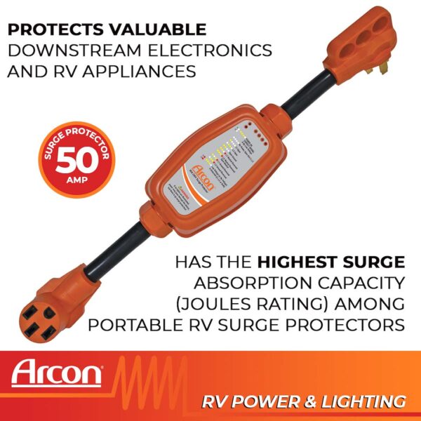 Arcon 19666 240 Volt 50 Amp Surge Protector - Image 9