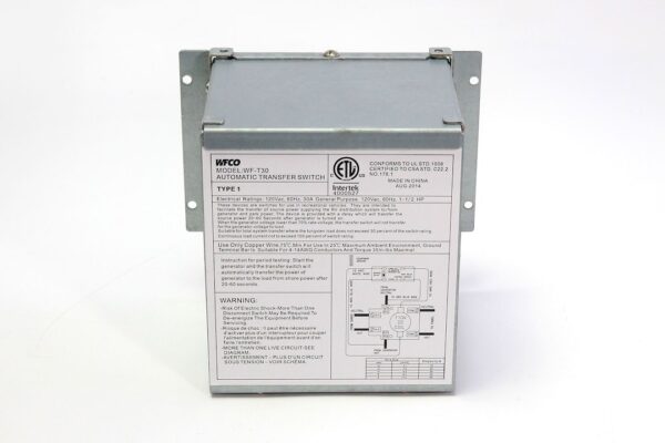 Wfco/ Arterra T-30-Wm Power Transfer Switch - Image 3