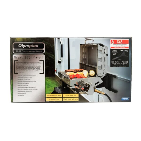 Camco Olympian Stainless Steel RV Grill (57305) - Image 7