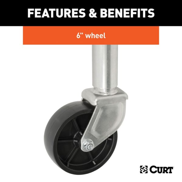 CURT 28112 1200 Pound Manual Trailer Tongue Jack - Image 8