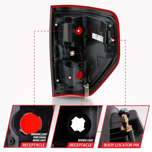 ANZO USA 311299 Tail Light Assembly - Image 5