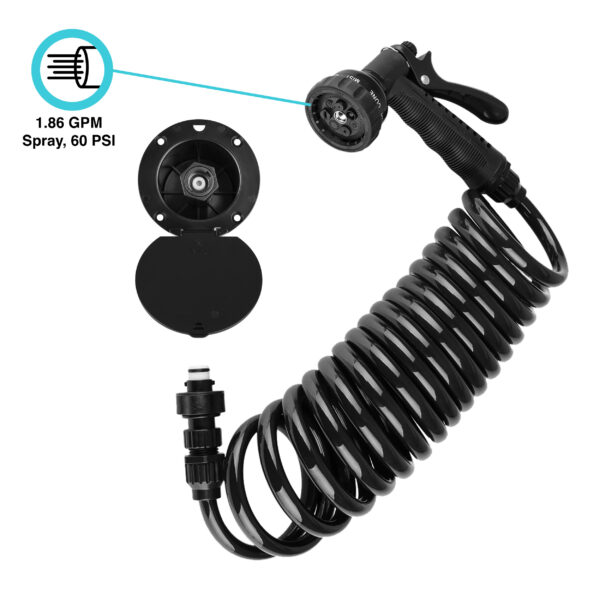 Dura Faucet - RV Exterior Quick Spray Dock Kit (DF-SA188-BK) - Image 3