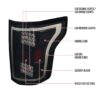 Spec-D Tuning LT-F15018BBLED-TM Tail Light Assembly - Image 10