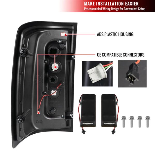 Spec-D Tuning LT-SIE14BBLED-TM Tail Light Assembly - Image 10