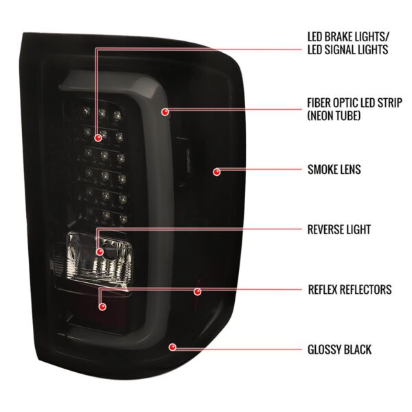 Spec-D Tuning LT-SIE14BBLED-TM Tail Light Assembly - Image 11