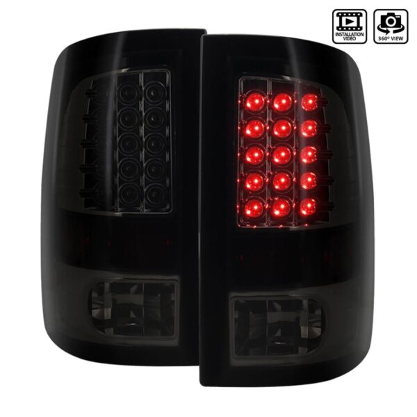 Spec-D Tuning LT-RAM09BBLED-TM Tail Light Assembly - Image 2