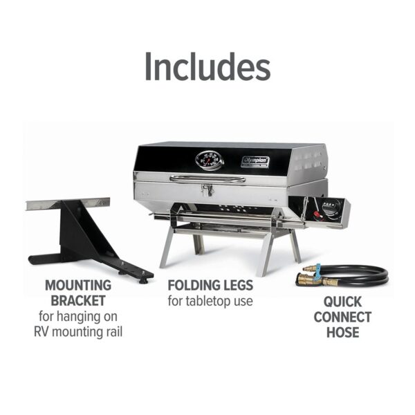 Camco Olympian Stainless Steel RV Grill (57305) - Image 21