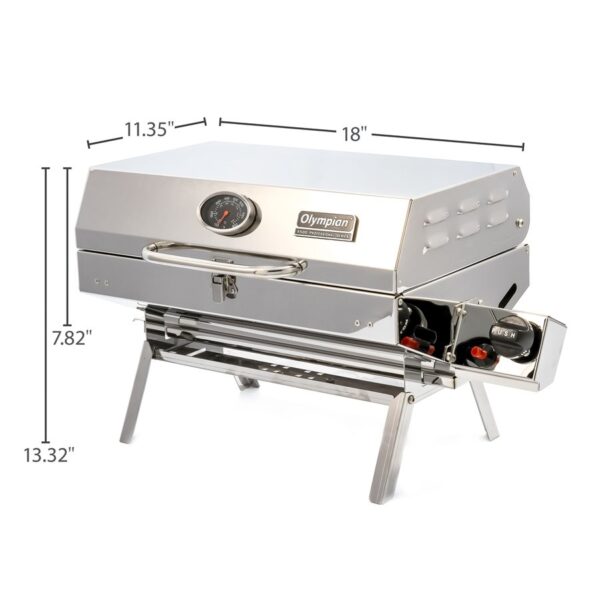Camco Olympian Stainless Steel RV Grill (57305) - Image 22