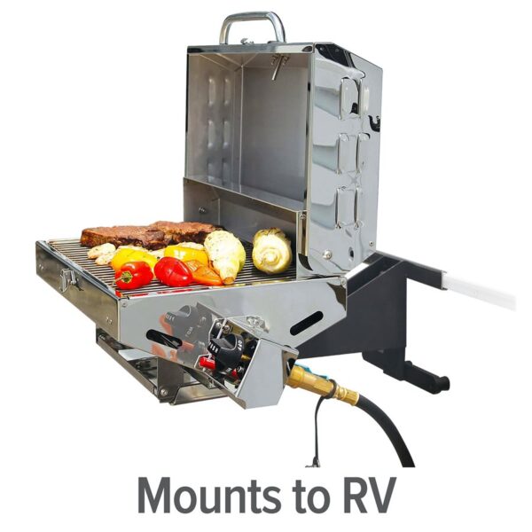 Camco Olympian Stainless Steel RV Grill (57305) - Image 28