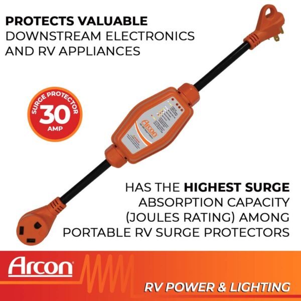 Arcon 19658 120 Volt 30 Amp Surge Protector - Image 8