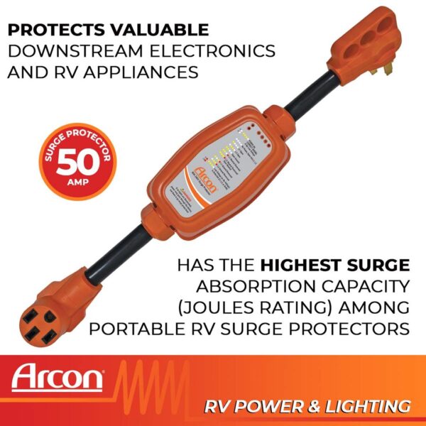Arcon 19666 240 Volt 50 Amp Surge Protector - Image 8
