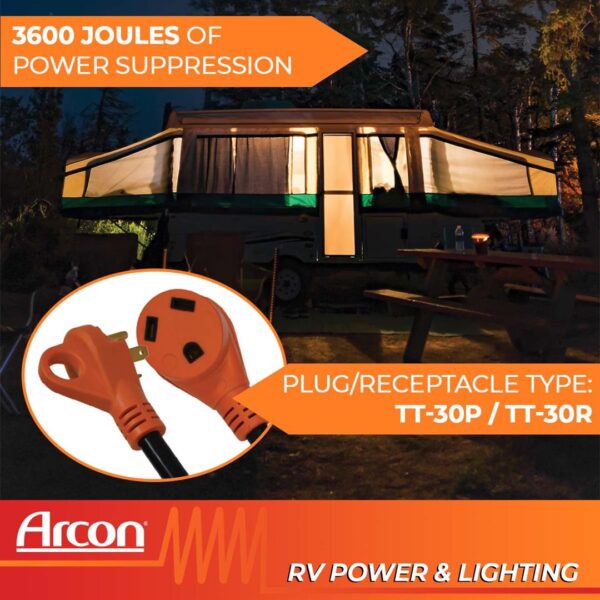Arcon 19658 120 Volt 30 Amp Surge Protector - Image 12