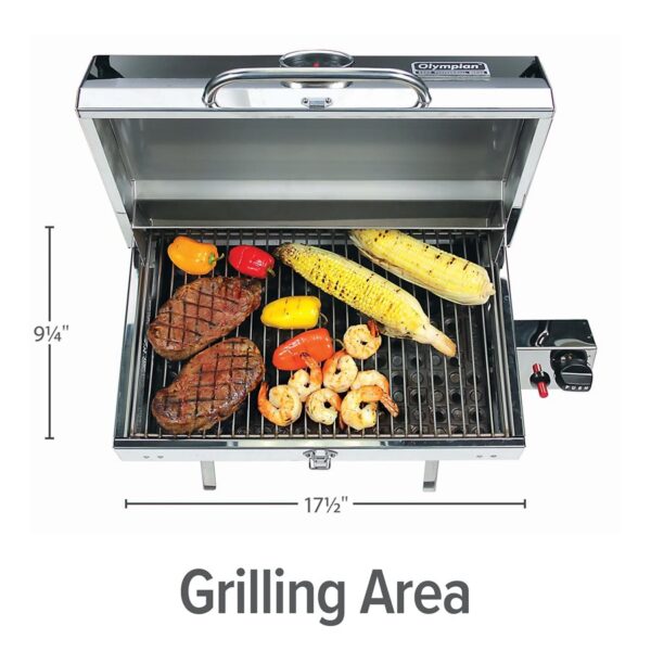 Camco Olympian Stainless Steel RV Grill (57305) - Image 20