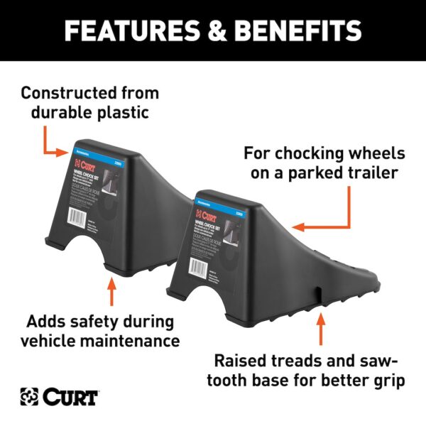 Curt 22800 Wheel Chock - Image 4