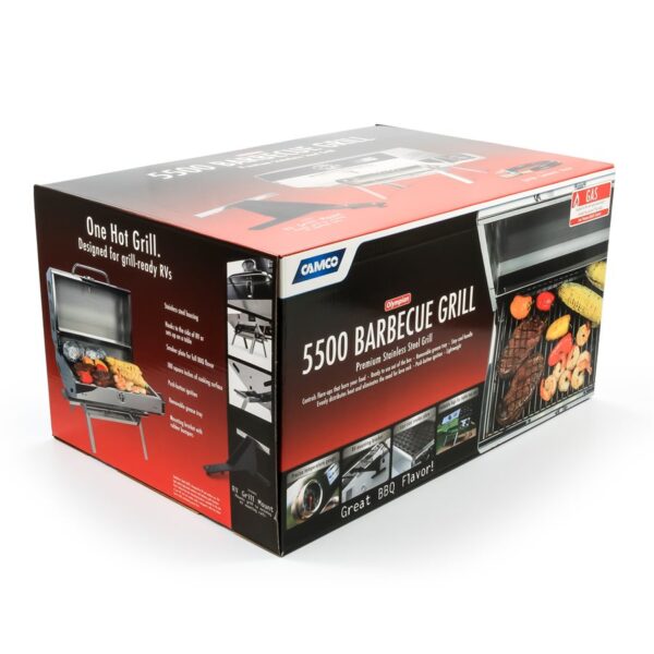 Camco Olympian Stainless Steel RV Grill (57305) - Image 5