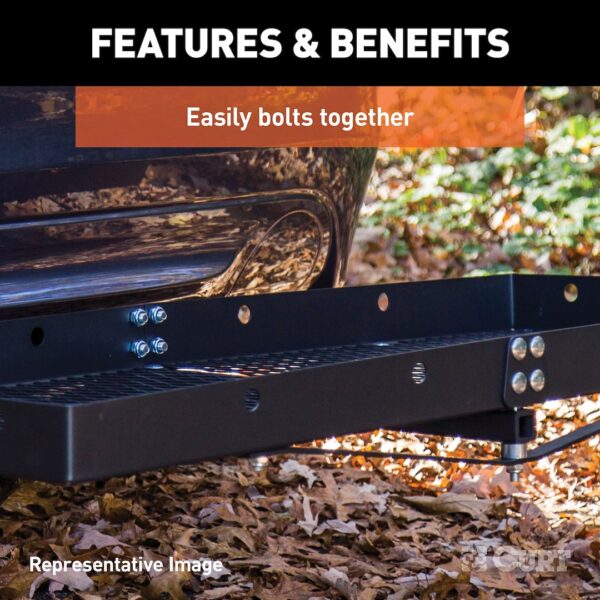 Curt 18109 Trailer Hitch Cargo Carrier - Image 5
