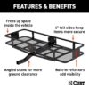 Curt 18150 Trailer Hitch Cargo Carrier - Image 3