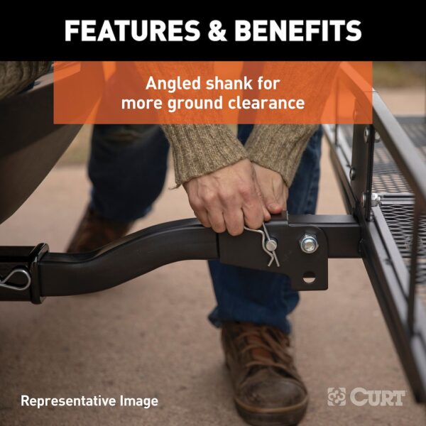 Curt 18150 Trailer Hitch Cargo Carrier - Image 6