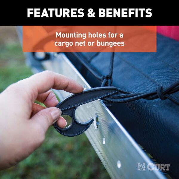 Curt 18100 Trailer Hitch Cargo Carrier - Image 12
