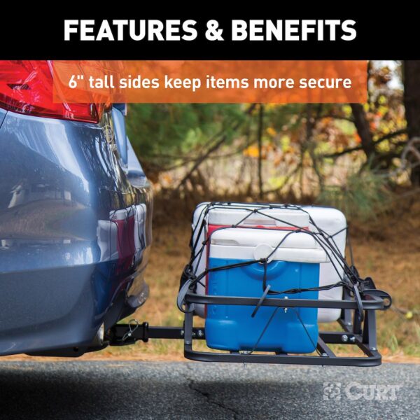 Curt 18145 Trailer Hitch Cargo Carrier - Image 5