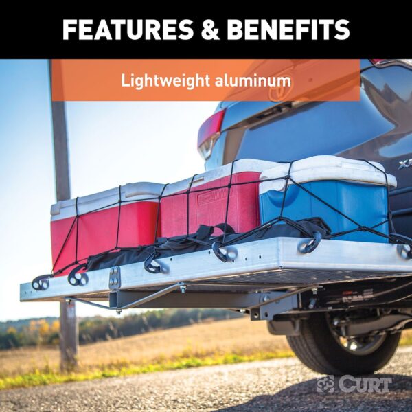 Curt 18100 Trailer Hitch Cargo Carrier - Image 6