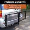 Curt 18109 Trailer Hitch Cargo Carrier - Image 6