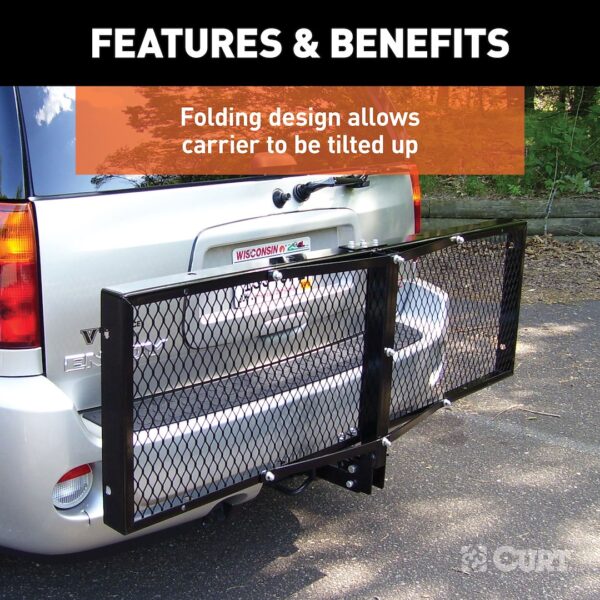 Curt 18109 Trailer Hitch Cargo Carrier - Image 6